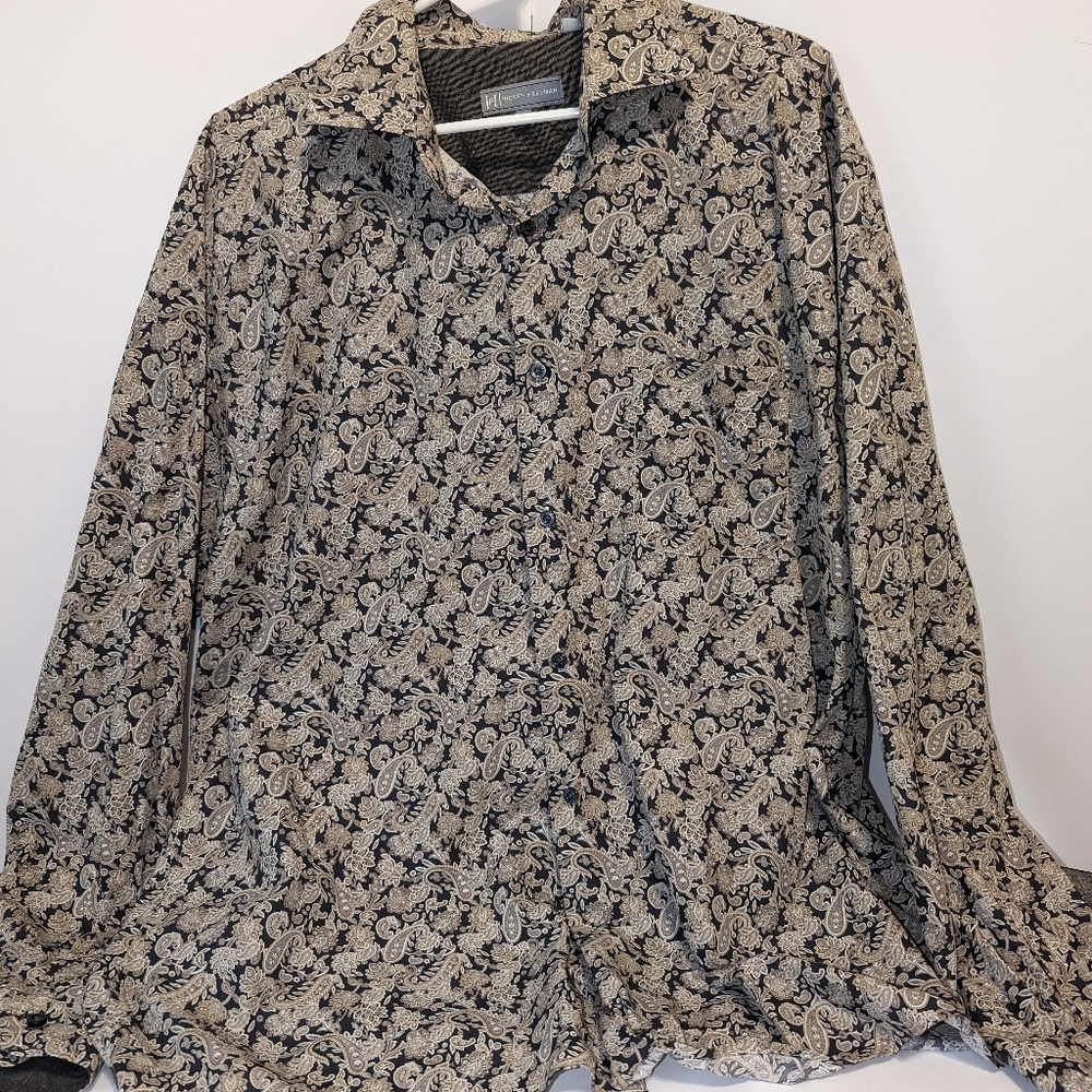 Men's Hickey Freeman paisley shirt
